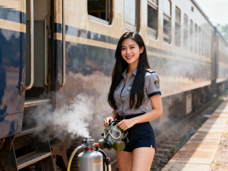 火車檢疫熏蒸現(xiàn)場 火車檢疫熏蒸現(xiàn)場